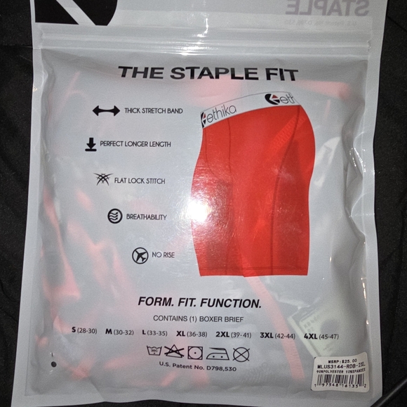 Ethika Men's Underwear Boxer Brief The Alternate ,Button , Stretch Band, 2Xl - Picture 5 of 7